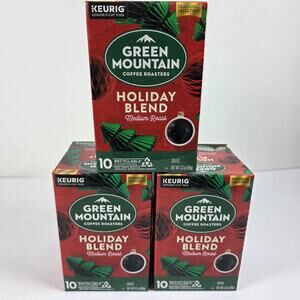 Green Mountain Coffee Roasters Holiday Blend Medium Roast K-Cup Coffee Pods 30CT